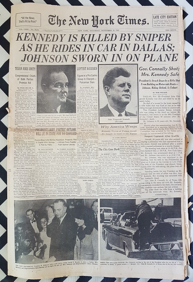 You are currently viewing Found Objects – The New York Times and the assassination of JFK